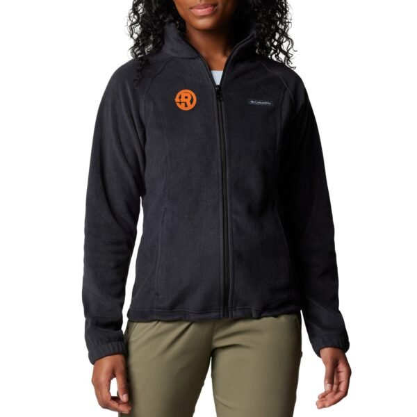 Columbia - Women's Benton Springs™ Full-Zip Fleece Jacket in Black with Orange RAWSO logo