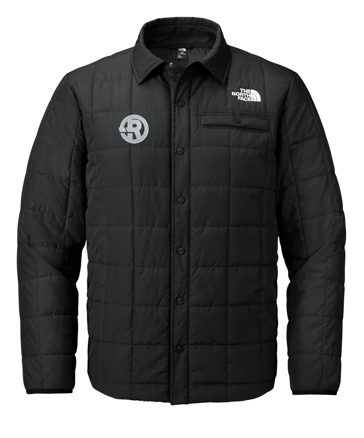 The North Face - Men's Iron Drift Quilted Shirt Jacket in Black with Silver RAWSO logo