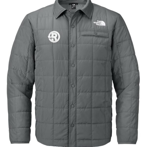 The North Face - Men's Iron Drift Quilted Shirt Jacket in Smoked Pearl Grey with White RAWSO logo